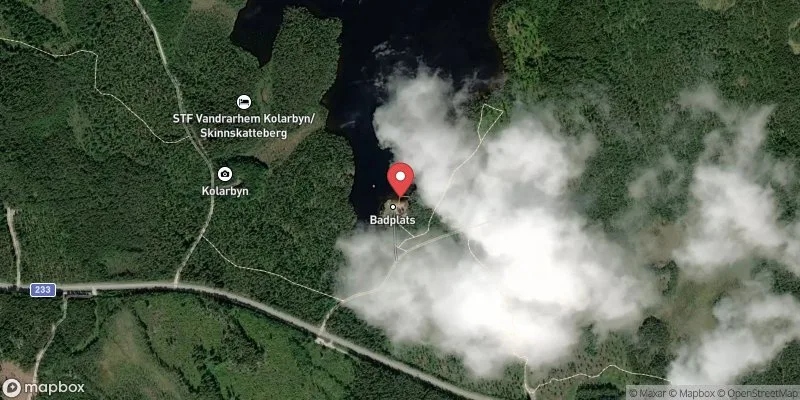 Satellitbild över Skärsjön i Skinnskatteberg