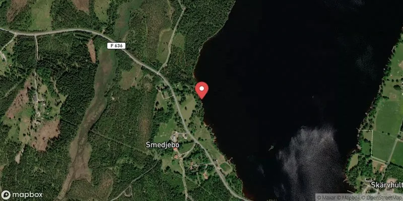 Satellitbild över Skärvsjö, Sjöbo i Gnosjö