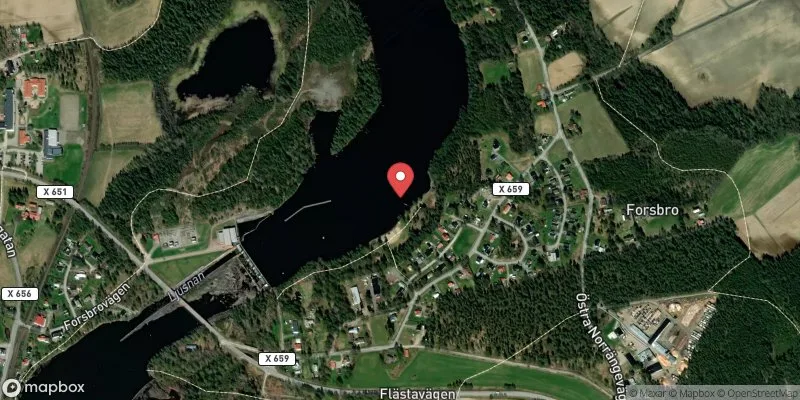 Satellitbild över Skeppstan i Bollnäs