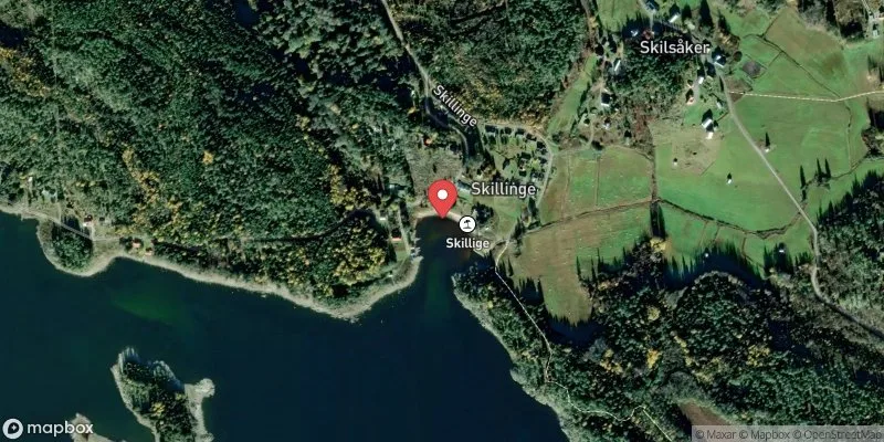 Satellitbild över Skillinge i Timrå