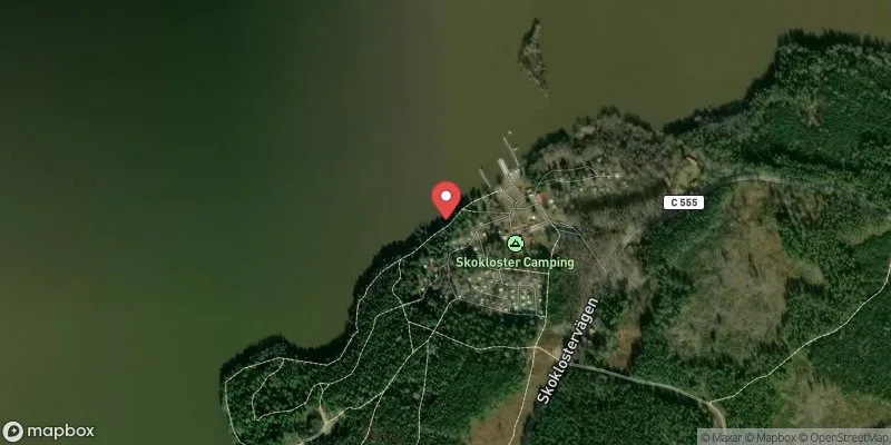 Satellitbild över Skokloster Camping i Håbo