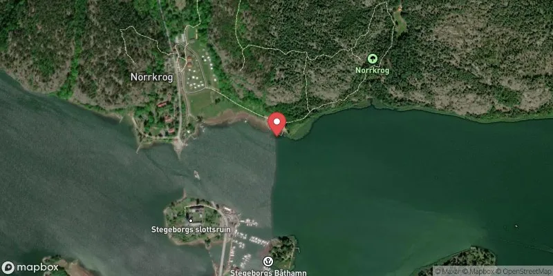 Satellitbild över Slätbaken, Stegeborgsgården i Norrköping