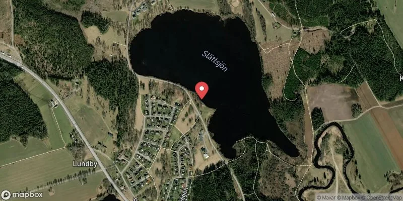 Satellitbild över Slättsjön i Sävsjö