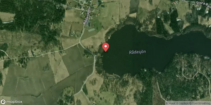 Satellitbild över Söderbykarl, Rådasjön i Norrtälje
