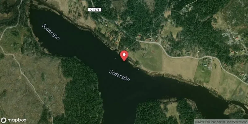 Satellitbild över Södersjöbadet i Uppsala