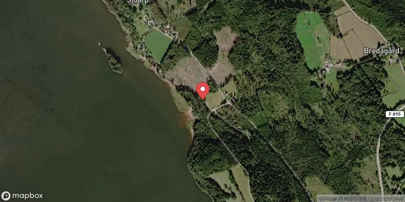Satellitbild över Solgen Sanden i Eksjö