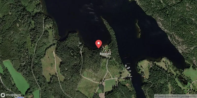 Satellitbild över Sommen, Asby Sand i Ydre