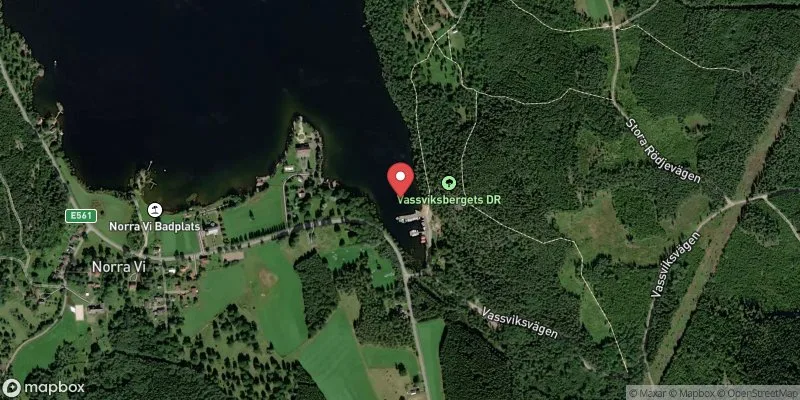 Satellitbild över Sommen, Norra Vi i Ydre