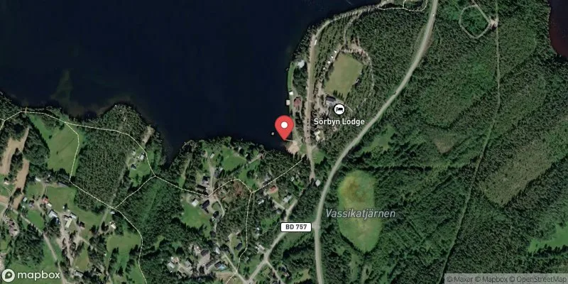 Satellitbild över Sörbyn i Boden