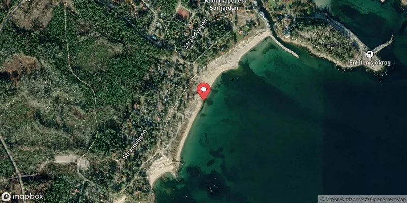 Satellitbild över Sörfjärden i Nordanstig