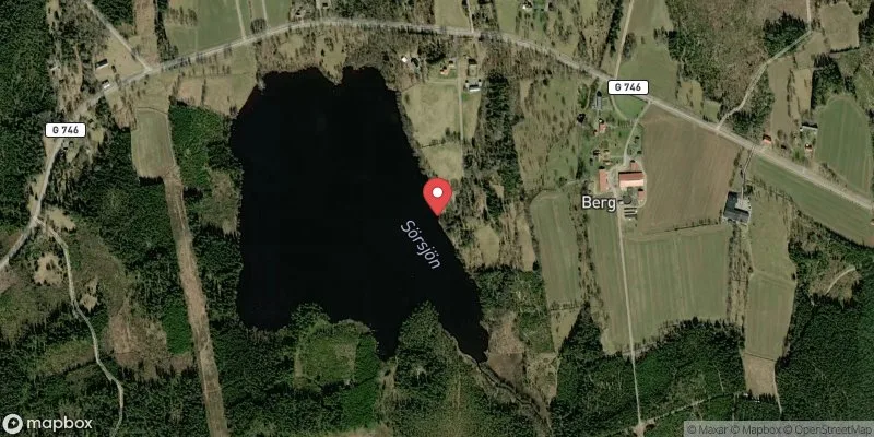 Satellitbild över Sörsjön i Alvesta