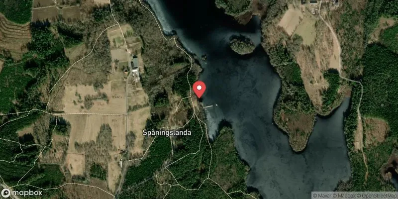 Satellitbild över Spånen i Alvesta