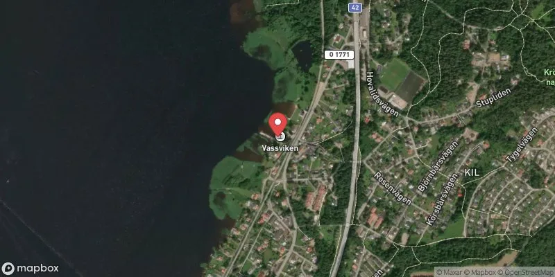 Satellitbild över Sparsörs badplats, Öresjö i Borås