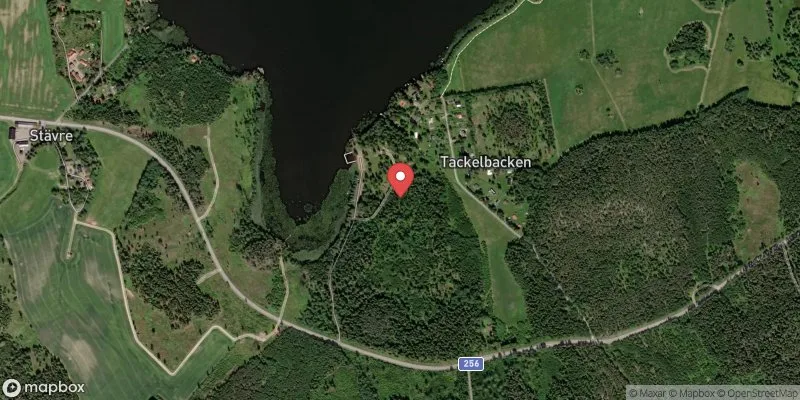 Satellitbild över Stävrebadet i Sala