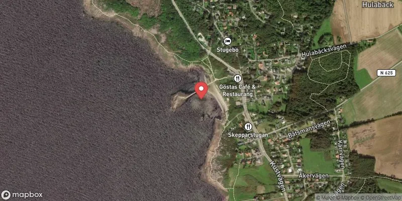 Satellitbild över Steninge i Halmstad