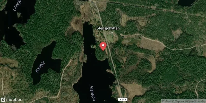 Satellitbild över Stensjön i Nybro