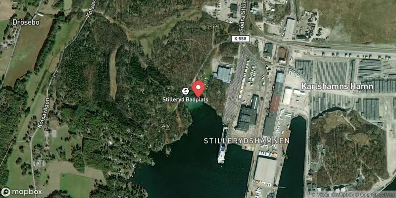Satellitbild över Stilleryd i Karlshamn
