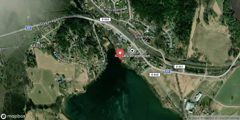 Satellitbild över Stjärnhov Naten i Gnesta