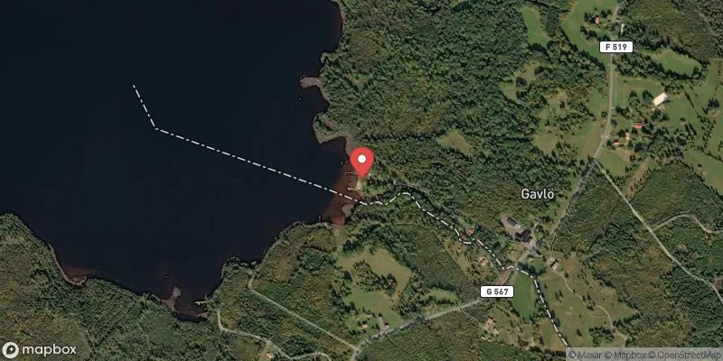 Satellitbild över Stora Gavlö i Värnamo