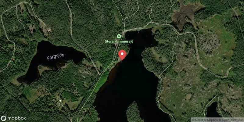 Satellitbild över Stora Hammarsjön, Hultsfred i Hultsfred