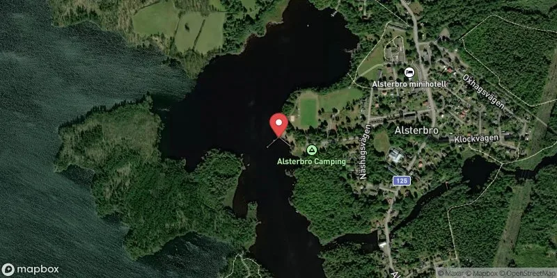Satellitbild över Stora Hindsjön i Nybro