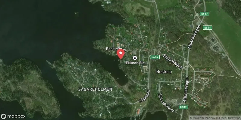 Satellitbild över Stora Rängen, Bestorp i Linköping
