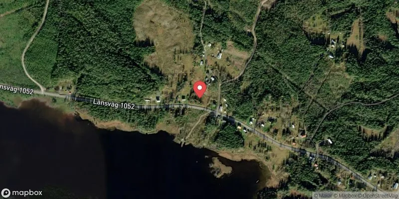 Satellitbild över Storbäcks badplats i Dorotea