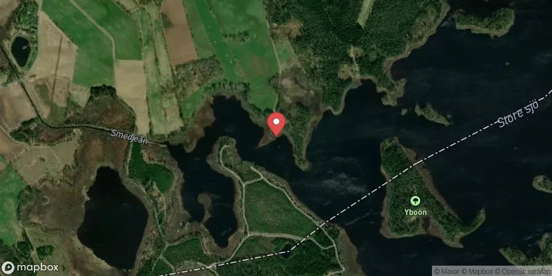 Satellitbild över Storesjö i Laholm