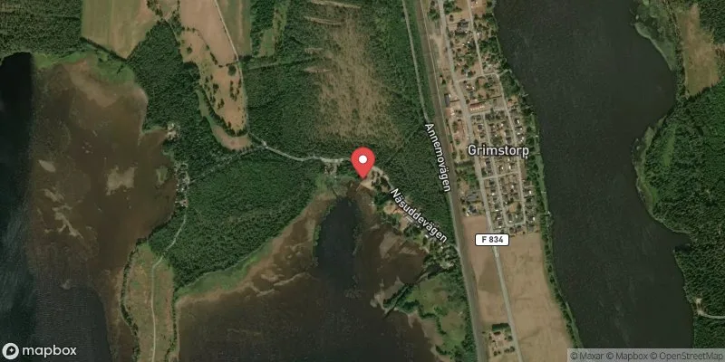 Satellitbild över Storesjön, Grimstorps badpl. i Nässjö