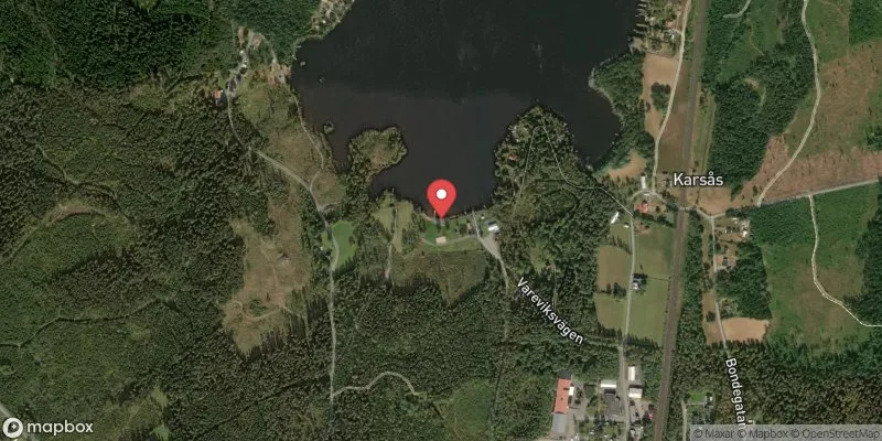 Satellitbild över Storesjön, Vareviksbadet i Nässjö