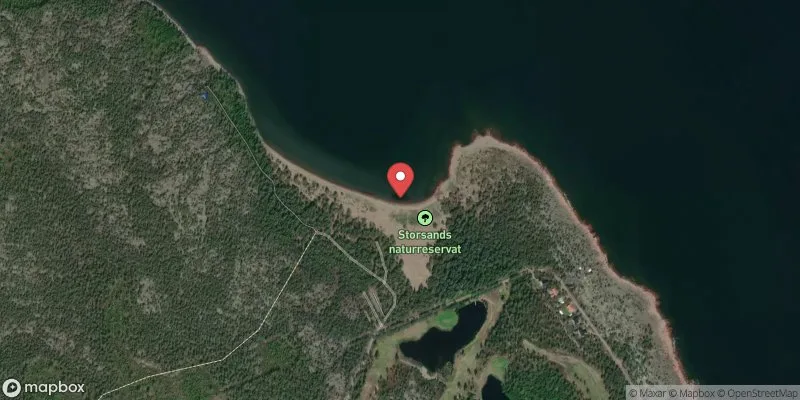Satellitbild över Storsand i Kramfors