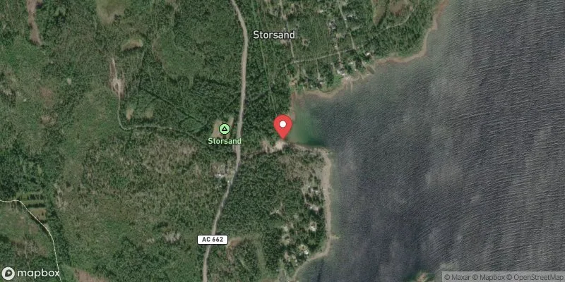 Satellitbild över Storsand, Ratan i Robertsfors