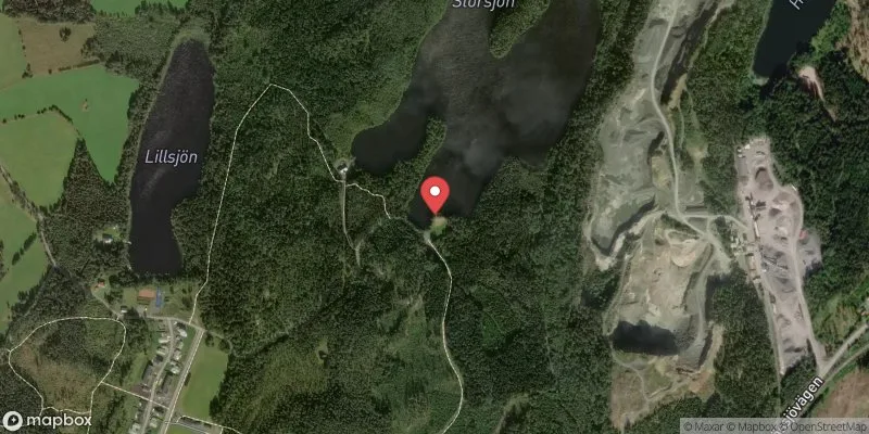 Satellitbild över Storsjön, Forserums badpl. i Nässjö