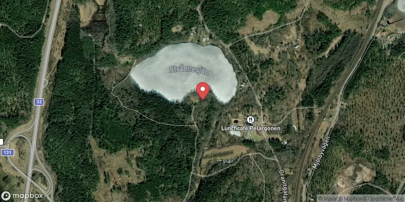 Satellitbild över Strånnasjön i Tranås