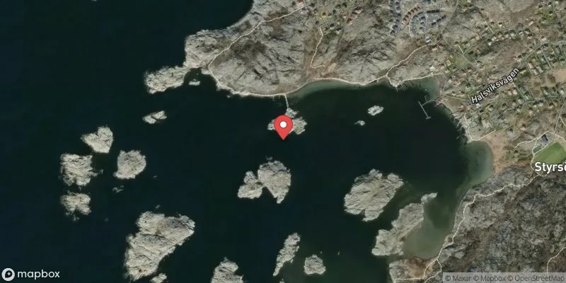 Satellitbild över Styrsö Uttervik i Göteborg