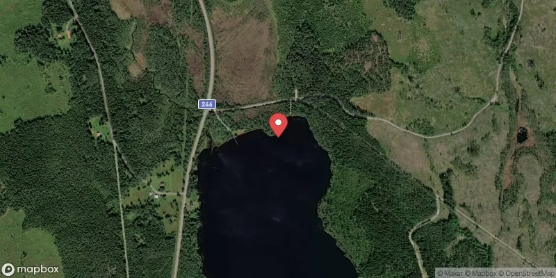 Satellitbild över Sundsjön i Hagfors