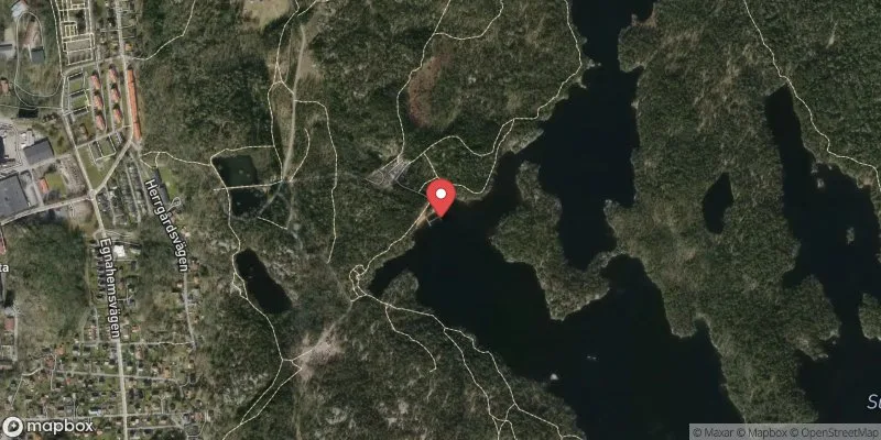 Satellitbild över Surtesjön i Ale