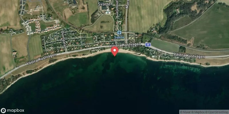 Satellitbild över Svarte i Ystad