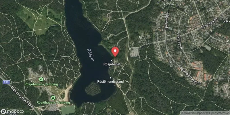 Satellitbild över Täbybadet i Sollentuna
