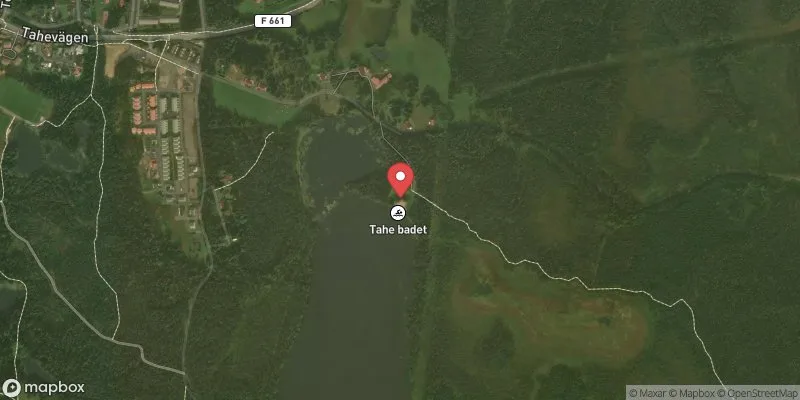 Satellitbild över Tahebadet i Jönköping