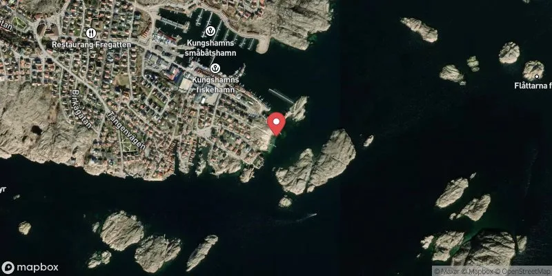 Satellitbild över Tången, Kungshamn, i Sotenäs