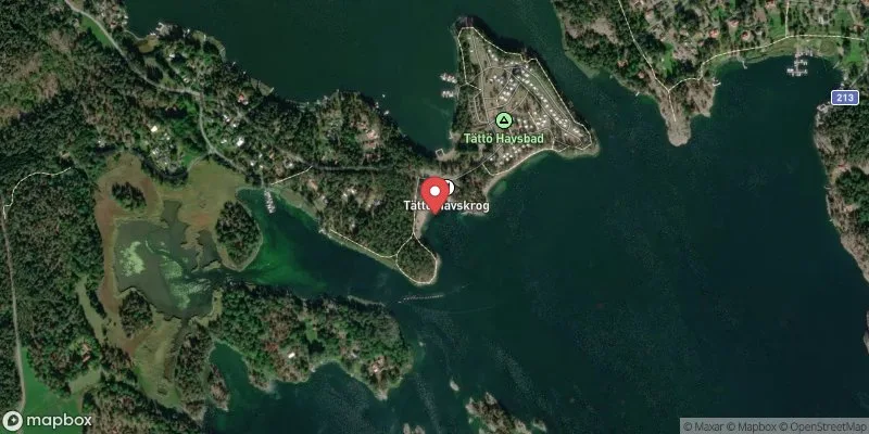 Satellitbild över Tättö Havsbad i Västervik
