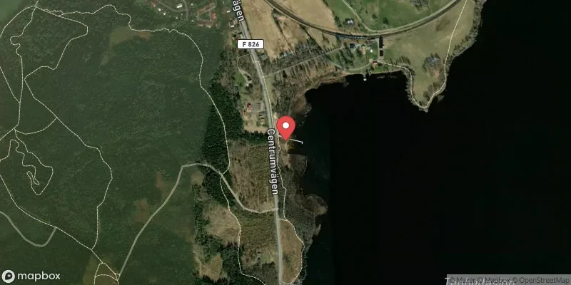 Satellitbild över Tenhultsbadet i Jönköping