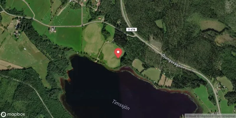 Satellitbild över Timsbo, Timssjön i Ovanåker