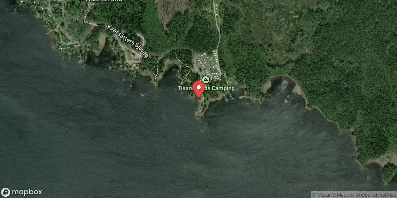 Satellitbild över Tisarstrand, Campingen i Hallsberg