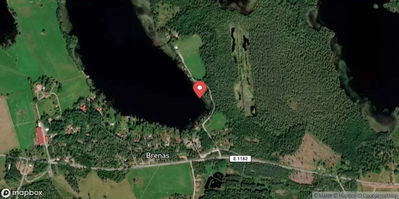 Satellitbild över Tisnaren, Brenäs i Finspång