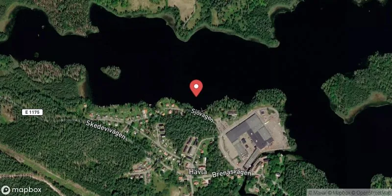 Satellitbild över Tisnaren, Hävla i Finspång