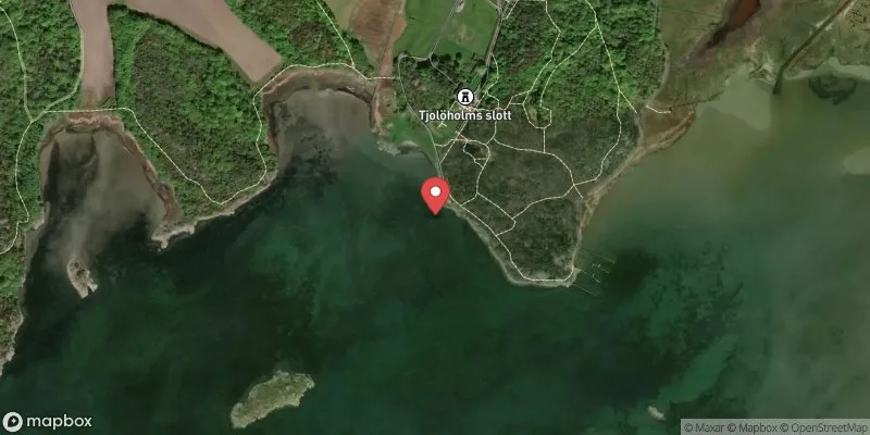 Satellitbild över Tjolöholm i Kungsbacka