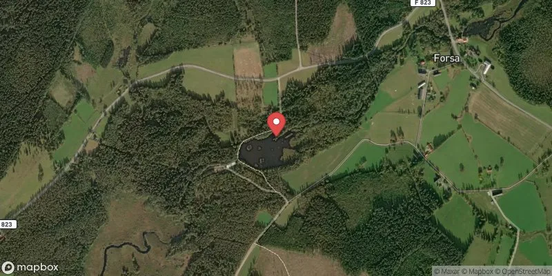 Satellitbild över Toftaån, Forsabadet i Nässjö