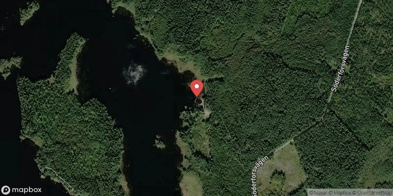 Satellitbild över Toften, Ettingsandsbadet i Heby